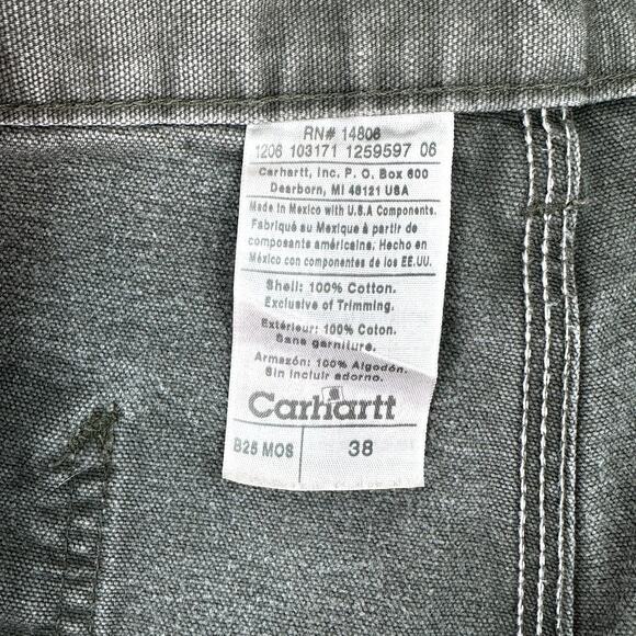 Carhartt Washed Duck Utility Short Size 38 - Picture 5 of 5